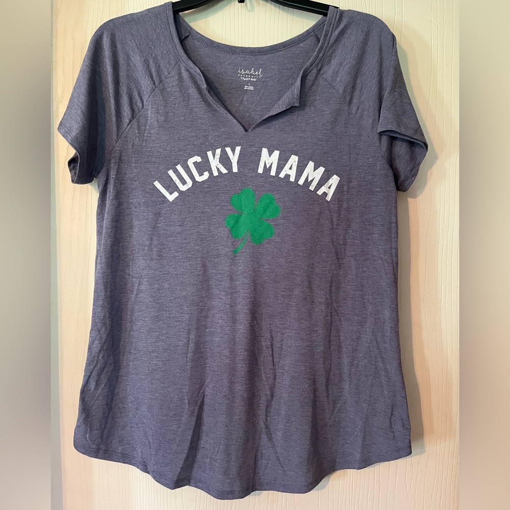 St. Patty maternity short sleeve T